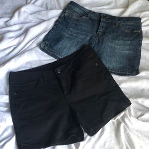 Faded Glory Denim Shorts - TWO PAIR!